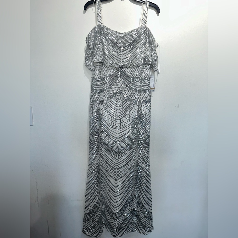 NEVER WORN!!! DAZZLING SEQUENCE MAXI DRESS!